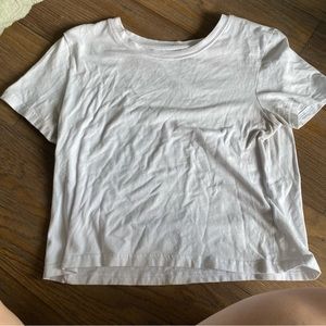 3 for $10 Basic white crop top